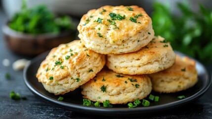 Fototapeta premium Homemade Buttery Biscuits
