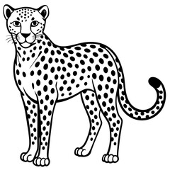 cheetah vector art