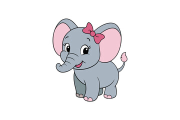 Elegant Elephant Vector Art Bringing Wildlife to Life in Stunning Detail
