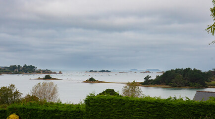 Magnifique paysage de Bretagne dans le Trégor - France