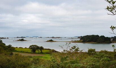 Magnifique paysage de Bretagne dans le Trégor - France