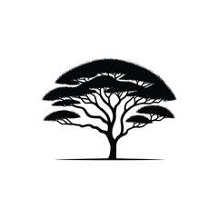 Acacia Tree silhouette