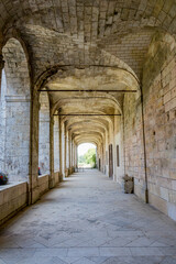 Fototapeta premium Intérieur de l'Abbaye de Longpont