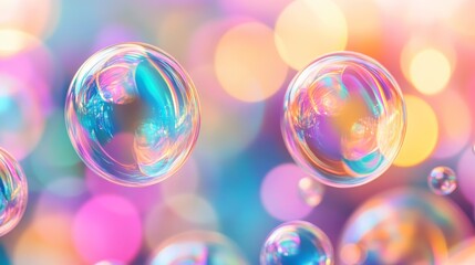 Enchanting Soap Bubbles: A Dreamlike Wonderland