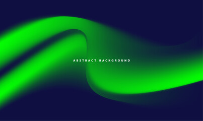 Dynamic Green Wave Illustration: Glowing Background and Wallpaper Design for High-Energy Digital Art