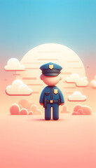 police man illustration