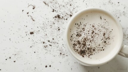 Frothy Cappuccino with Cocoa Powder Dusting