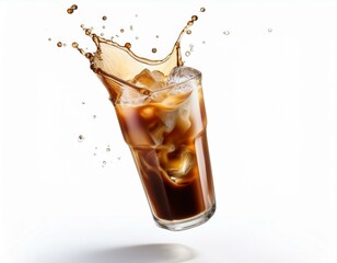glass of coffee with milk