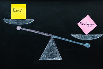 abstraction on the topic of real estate. the cost of a mortgage exceeds the cost of renting,...