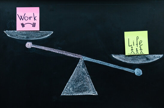 work life balance abstraction. abstract on the topic . life outweighs work, personal life is more important than work