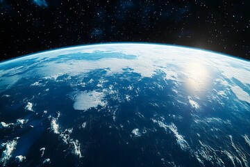 Obraz premium Earth from space view 