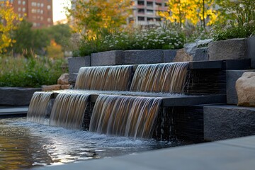 Sustainable urban water features