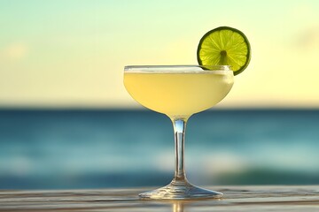 Gimlet cocktail seaside elegance