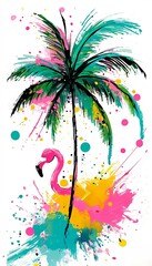 palm tree vector illustration