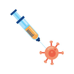 vaccine syringe for virus