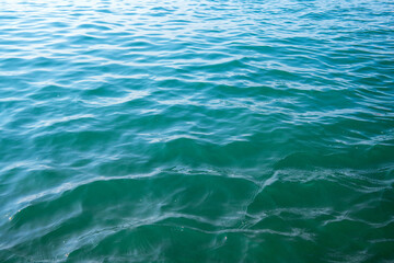 Blue sea water background texture
