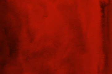 Abstract red background in watercolor style