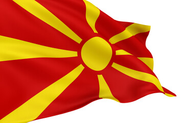 North Macedonian flag