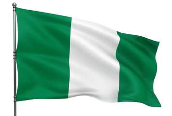 Obraz premium Nigerian flag