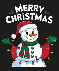 Merry Christmas snow boo 1