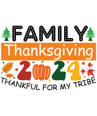 Family Thanksgiving 2024 Thankful Tribe, perfect Thanksgiving day gift, funny turkey wine, family t-shirt, turkey day gift shirt excellent present, turkey day party, thanksgiving graphic tee