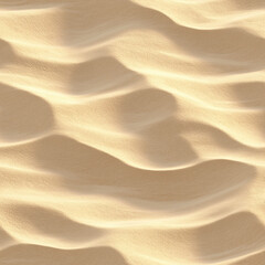 Obraz na płótnie Canvas Seamless pattern of fine golden beach sand, featuring soft, granular texture and a warm golden hue
