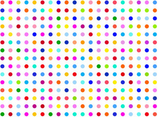 Полутоновый фон из цветных изолированных точек на прозрачной основе для текста и дизайна