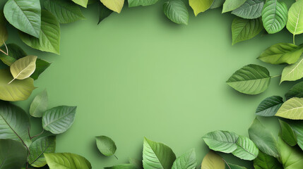 "A border pattern of leaves set against a background."






