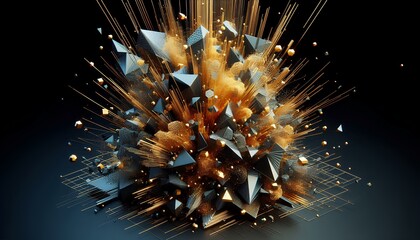 Abstract geometric background.