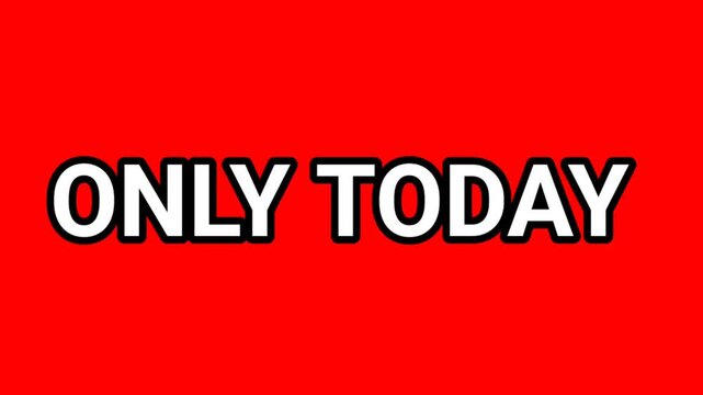 Big sale 60% off only today limited time offer video animation for sale promotion,advertisement, ad