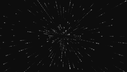 Obraz premium Abstract silver star. Glitter burst with silver texture. Vector background
