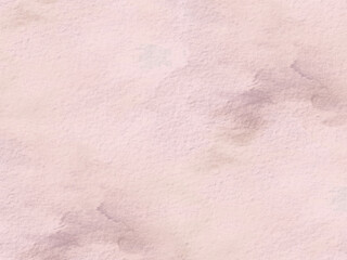 Fototapeta premium Pink background. Watercolor or gouache on paper texture. Irregular stains pattern. Seamless. 