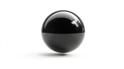   A white egg sits in a black background with a shadow beneath it