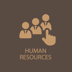 Human resources sign icon hr symbol vector image