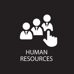 Human resources sign icon hr symbol vector image