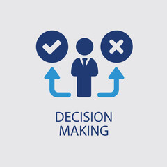 Obraz premium Decision Making icon