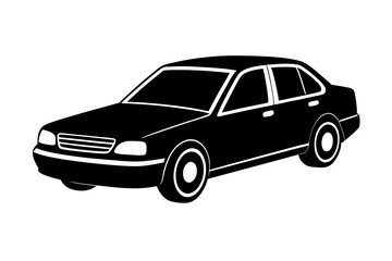 car isolated on white