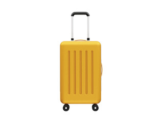 Travel luggage 3D icon illustration