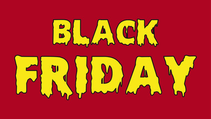 Festive Black Friday sale! BLACK FRIDAY Text title typography with black background set against rich marsala backdrop. Ideal for your Black Friday deals, marketing designing ads