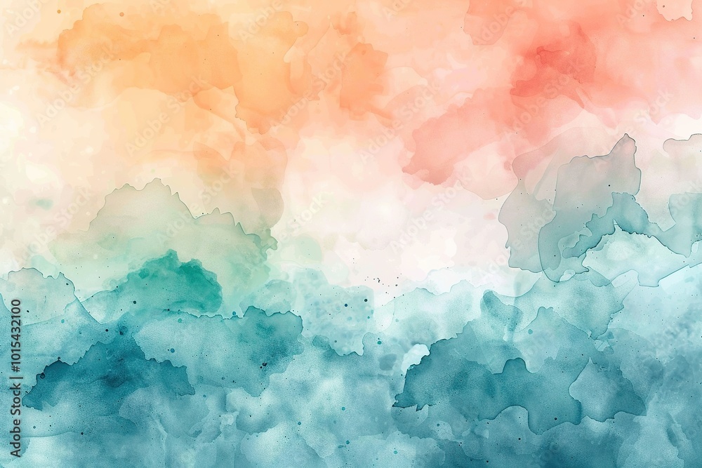 Poster Abstract Watercolor Background