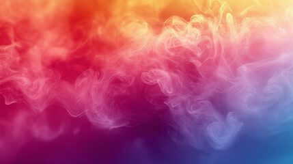Colorful gradient smoke swirling against a vibrant background