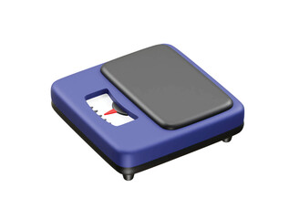 Weight Scale 3d icon illustration rendering