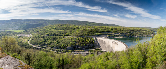 Landscape of the French Jura at the Vouglans Dam © nicoescobarphoto