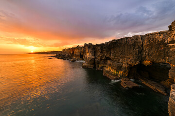 a wonderful sunset in Portugal