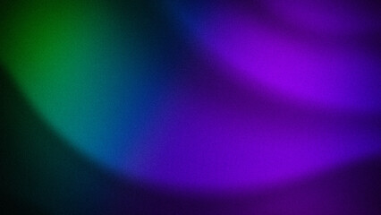 A captivating gradient blending vibrant purples, greens, and blues with a smooth, grainy texture. Ideal for modern 4K backgrounds, digital art, and creative designs