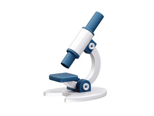 Microscope 3D Icon Illustration rendering