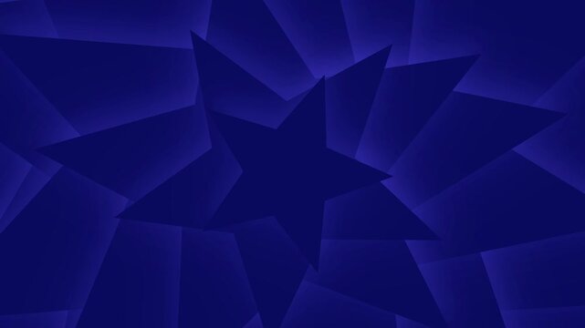 3d geometric star dark blue abstract modern background wave grey shapes geometric pattern texture looping animation