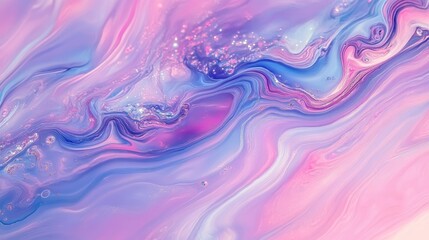 Iridescent marble background. Marbling paint texture. Abstract background