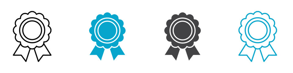 bedge icon set vector art