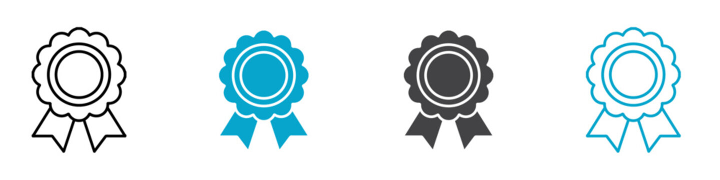 bedge icon set vector art